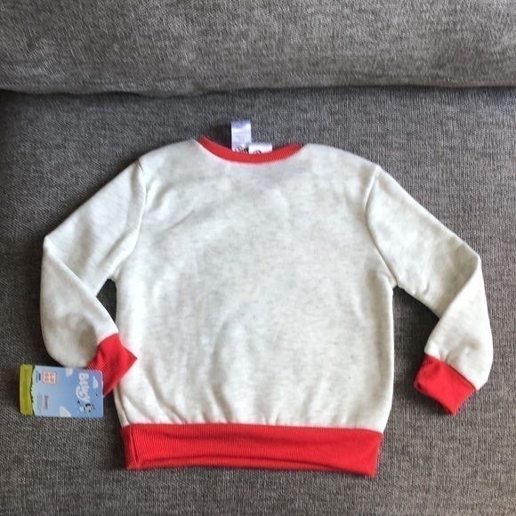 Bluey Long Sleeve Pullover Sweatshirt Printed Toddler Boy Girl Valentine’s Day 4 - Picture 5 of 12